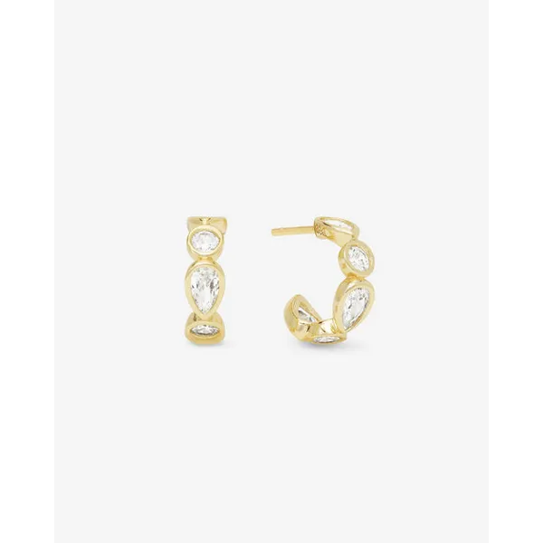 Melinda Maria Isla Huggie Earrings Peter & Co. Jewelers Avon Lake, OH
