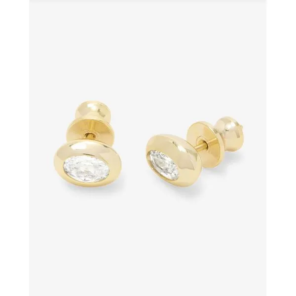 Melinda Maria 6mm 'She's a Boss' Stud Earrings Image 2 Peter & Co. Jewelers Avon Lake, OH