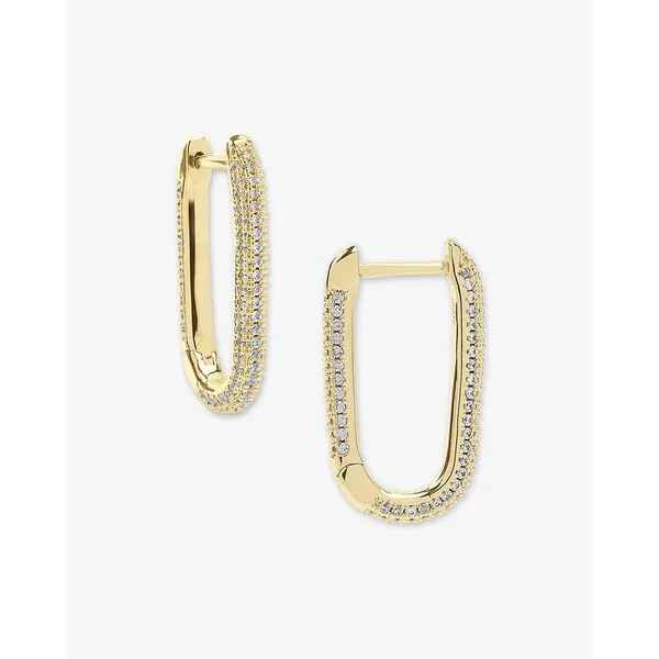 Melinda Maria Carrie Pavé Chain Huggies Peter & Co. Jewelers Avon Lake, OH