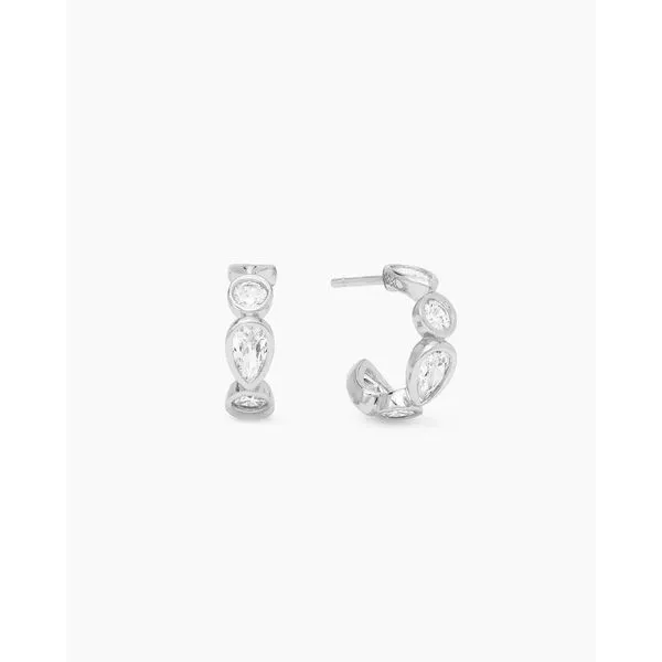 Melinda Maria Isla Huggie Earrings Peter & Co. Jewelers Avon Lake, OH