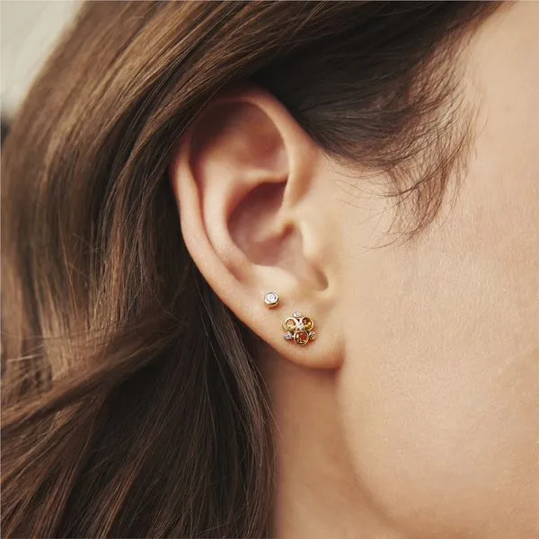 Ania Haie Gold Nano Gem Teardrop Cluster Earrings Image 3 Peter & Co. Jewelers Avon Lake, OH