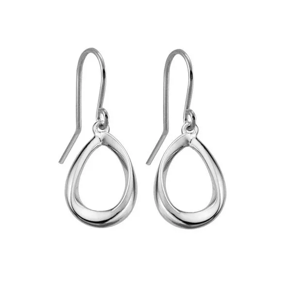 Open Teardrop Twist Dangle Earrings Peter & Co. Jewelers Avon Lake, OH