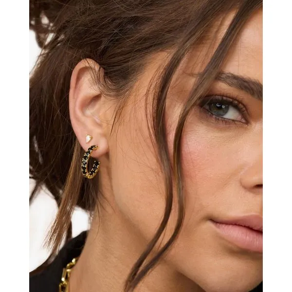 Melinda Maria Heiress Hoops .75