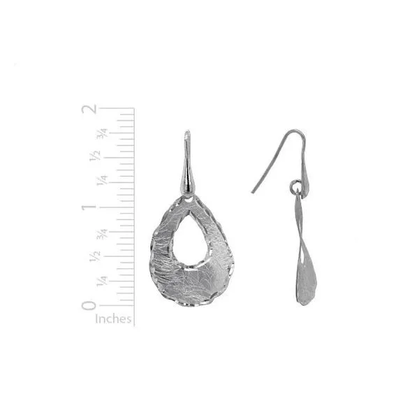 Textured Dangle Earrings Image 2 Peter & Co. Jewelers Avon Lake, OH