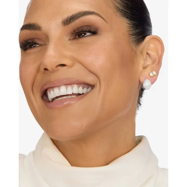 Lil' Norah Pave Earrings Image 2 Peter & Co. Jewelers Avon Lake, OH