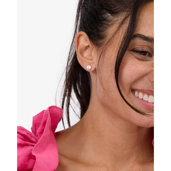 Melinda Maria Not Your Basic 6mm Stud Earrings Image 2 Peter & Co. Jewelers Avon Lake, OH