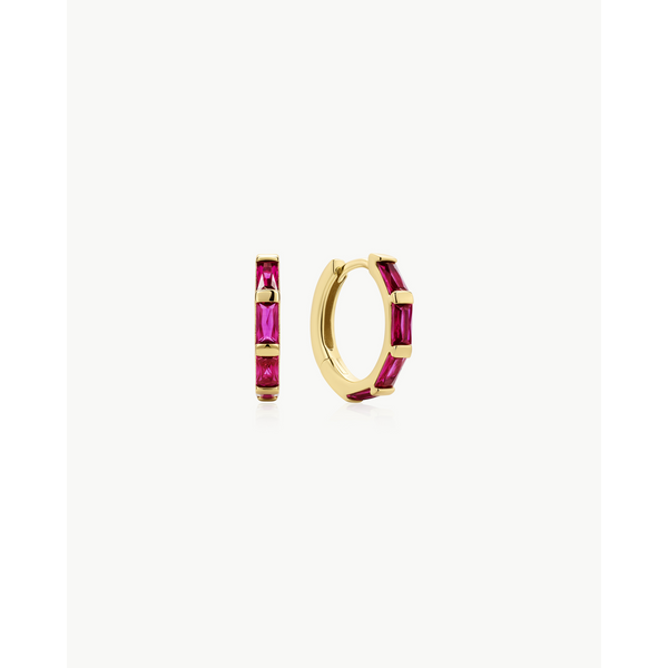 Ania Haie Gold Rosé Holiday Huggie Hoop Earrings Peter & Co. Jewelers Avon Lake, OH