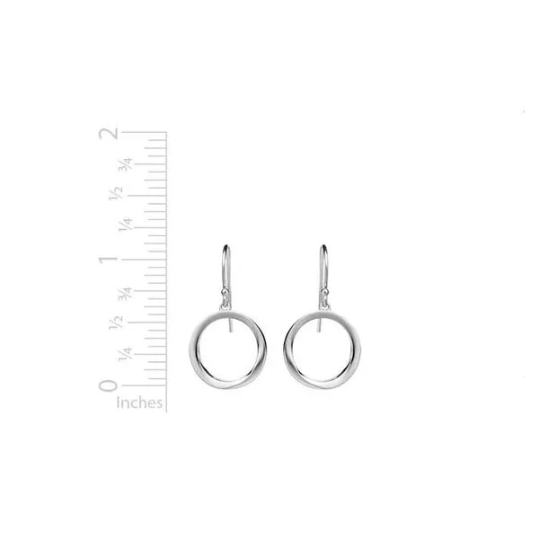 Open Circle Earrings Image 2 Peter & Co. Jewelers Avon Lake, OH
