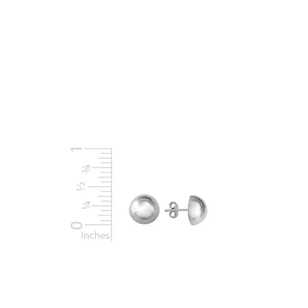 Sterling Silver Domed Studs Image 2 Peter & Co. Jewelers Avon Lake, OH