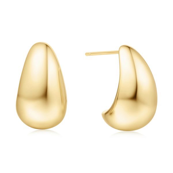 Ania Haie Gold Bold Dome Hoop Earrings Peter & Co. Jewelers Avon Lake, OH