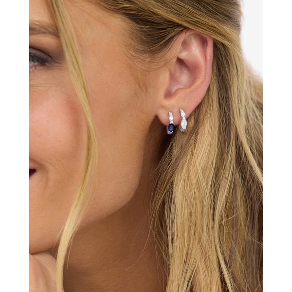 The Maven Huggies Blue Image 4 Peter & Co. Jewelers Avon Lake, OH