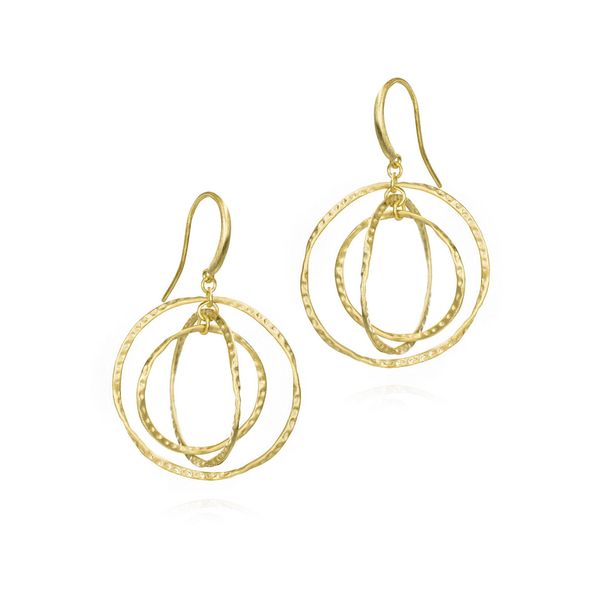 Jorge Revilla Interlinked Open Circle Hook Earrings Peter & Co. Jewelers Avon Lake, OH