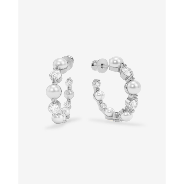 Melinda Maria She's an Icon Pearl Hoops, 1