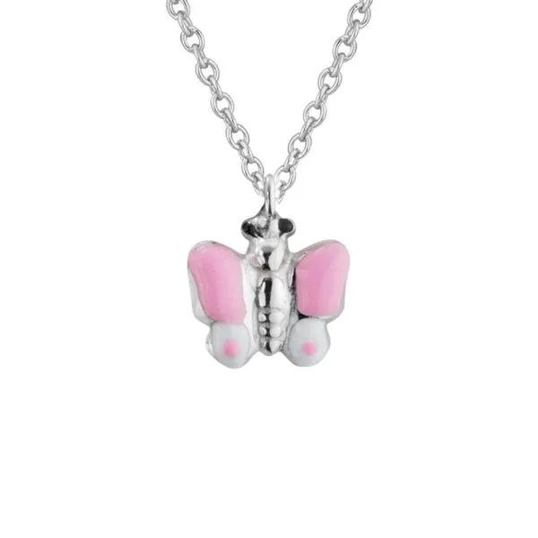 Children's Butterfly Pendant Necklace Peter & Co. Jewelers Avon Lake, OH