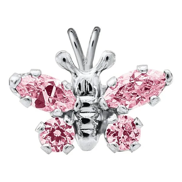 Children's Butterfly Necklace Image 2 Peter & Co. Jewelers Avon Lake, OH