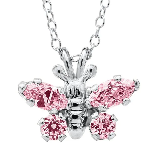 Children's Butterfly Necklace Peter & Co. Jewelers Avon Lake, OH