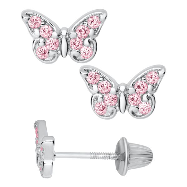 Children's Butterfly Stud Earrings Peter & Co. Jewelers Avon Lake, OH