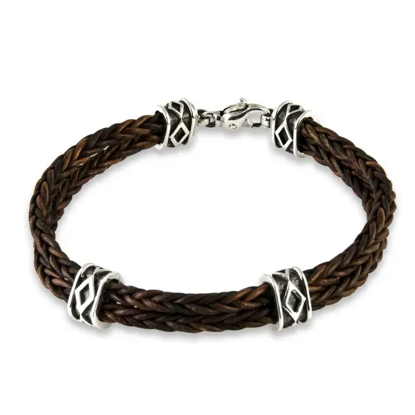 Men's Silver Stations Bracelet Peter & Co. Jewelers Avon Lake, OH