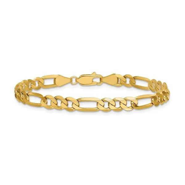 Figaro Chain Bracelet, 8