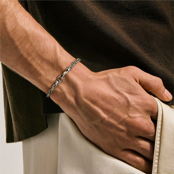 John Hardy Sterling Silver Oval Link Bracelet, 5mm Image 5 Peter & Co. Jewelers Avon Lake, OH