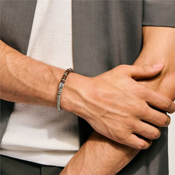 John Hardy Heishi Chain Bracelet, Tiger Eye Image 5 Peter & Co. Jewelers Avon Lake, OH