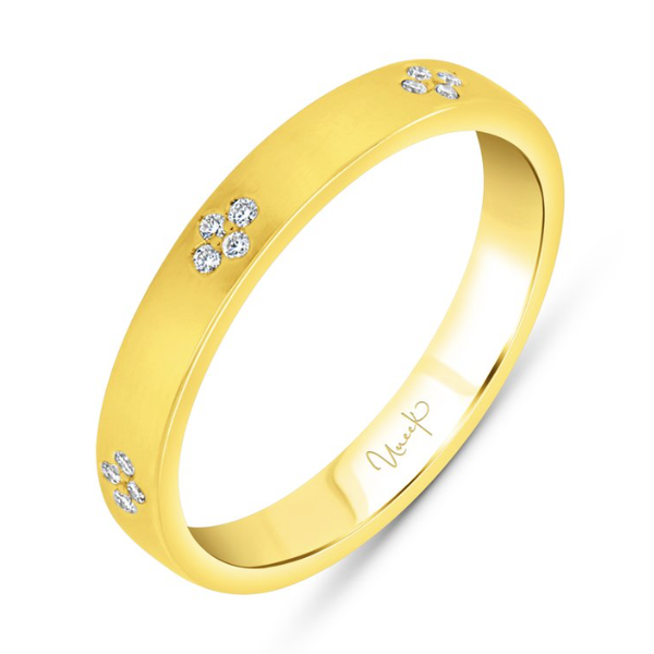 18KY Satin Diamond Band Pickens, Inc. Jewelers Atlanta, GA