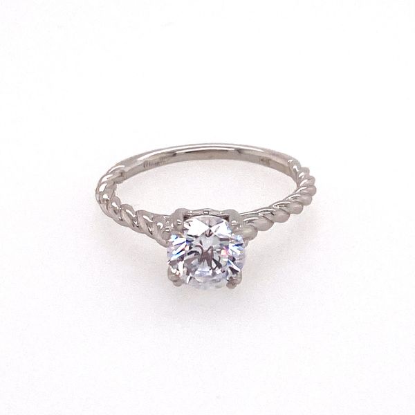 14K Twisted Rope Diamond Semi-Mount Pickens, Inc. Jewelers Atlanta, GA