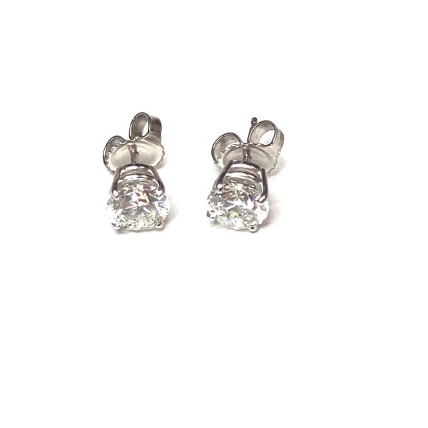 14KW 1.97 CT TW Diamond Stud Earrings Pickens, Inc. Jewelers Atlanta, GA