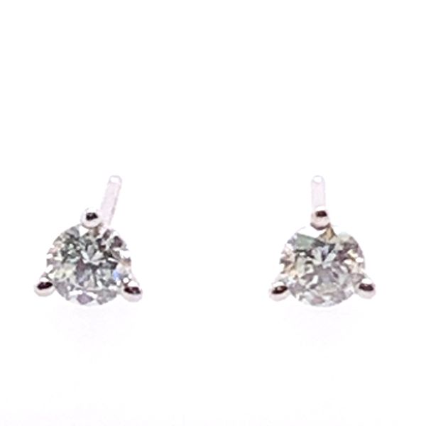 14KW 0.45 CT TW Diamond Stud Earrings Pickens, Inc. Jewelers Atlanta, GA