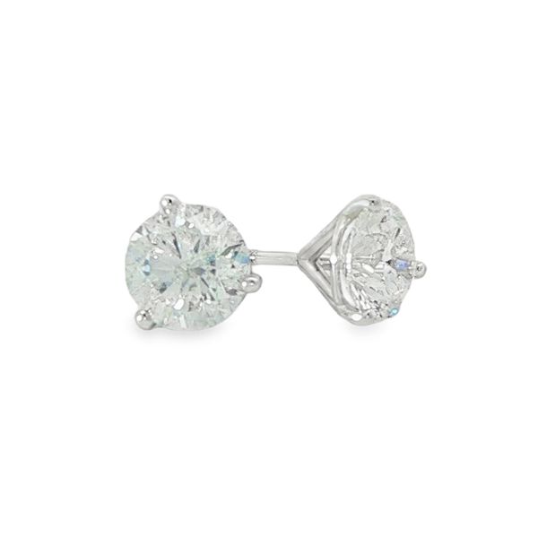 14KW 3.10 CT TW Diamond Stud Earrings Pickens, Inc. Jewelers Atlanta, GA