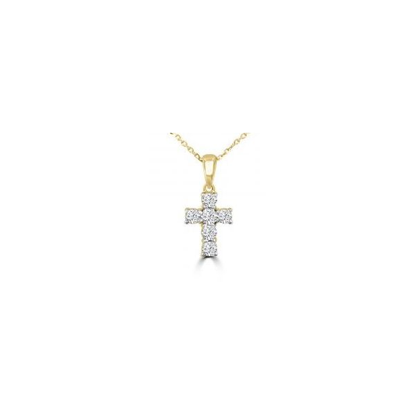 14KY Diamond Cross Pendant Pickens, Inc. Jewelers Atlanta, GA