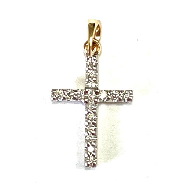 14KY Diamond Cross Pendant Pickens, Inc. Jewelers Atlanta, GA