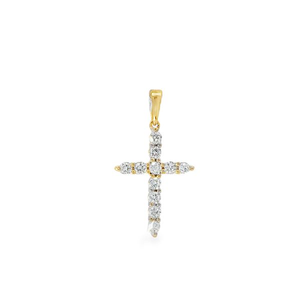14KY Diamond Cross Pendant Pickens, Inc. Jewelers Atlanta, GA