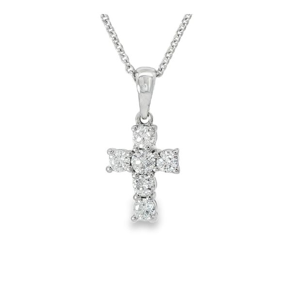 14KW Diamond Cross Pendant Pickens, Inc. Jewelers Atlanta, GA
