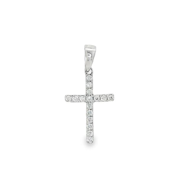 14KW Diamond Cross Pendant Pickens, Inc. Jewelers Atlanta, GA