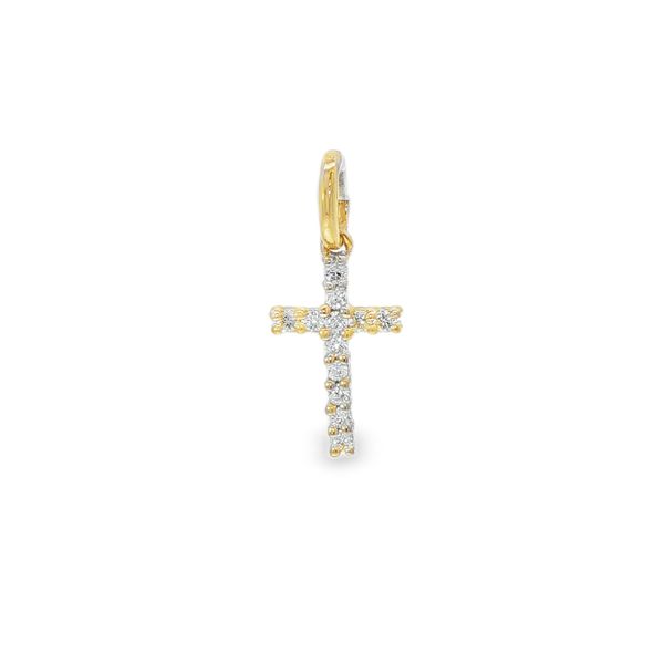 14KY Diamond Cross Pendant Pickens, Inc. Jewelers Atlanta, GA