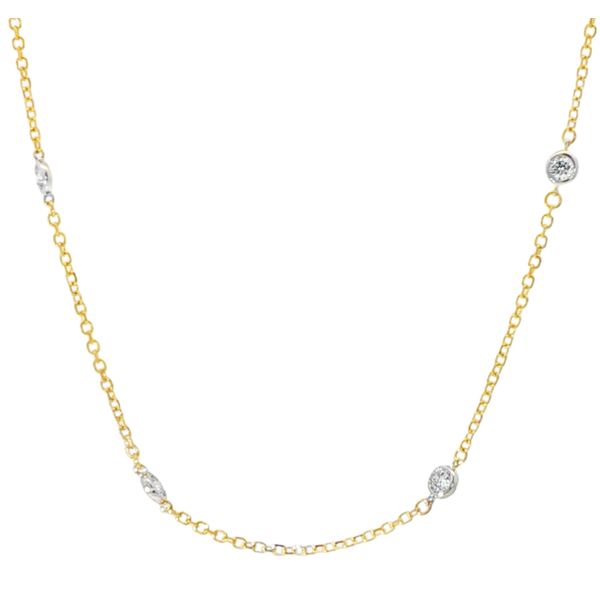 14KY Diamond by the Yard Necklace 1.03 CT TW Pickens, Inc. Jewelers Atlanta, GA