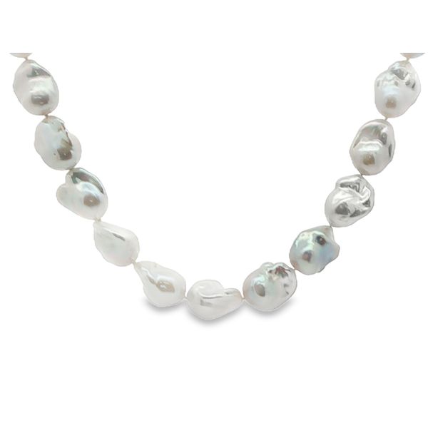 14KY 15-18MM Baroque Freshwater Pearl Necklace Pickens, Inc. Jewelers Atlanta, GA