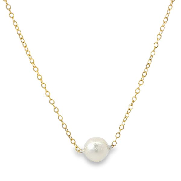 14KY Single 6.50MM Pearl Necklace Pickens, Inc. Jewelers Atlanta, GA