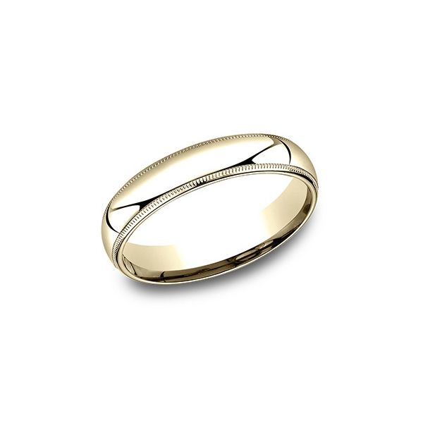 14KY 5MM Comfort Fit Milgrain Band, Size 10 Pickens, Inc. Jewelers Atlanta, GA