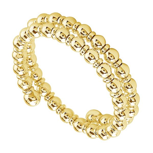 14KY Flexible Beaded Band Pickens, Inc. Jewelers Atlanta, GA
