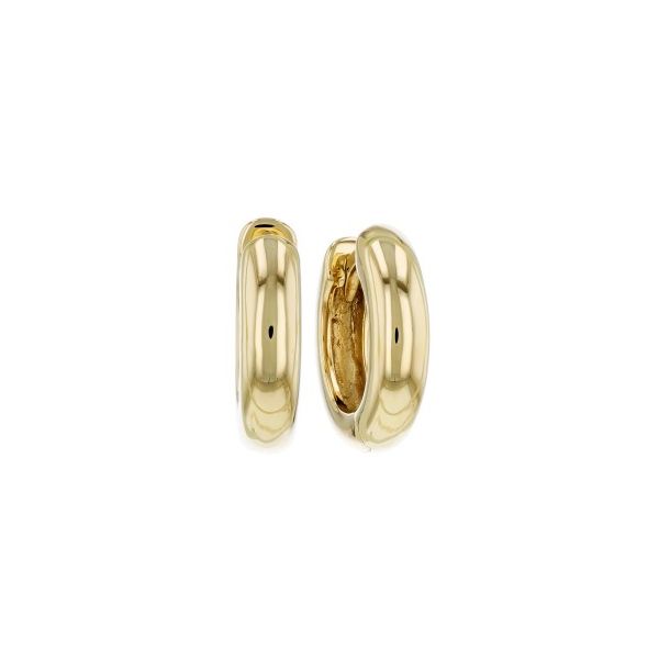 14KY Polished Huggie Earrings Pickens, Inc. Jewelers Atlanta, GA