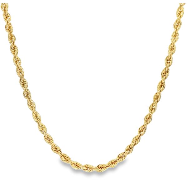 14KY Diamond-Cut Rope Chain Pickens, Inc. Jewelers Atlanta, GA