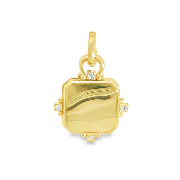 14KY Engravable Enhancer Pendant Pickens, Inc. Jewelers Atlanta, GA