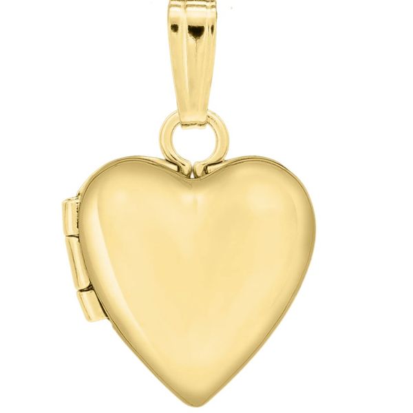 Children's 14KY Gold Necklace With Heart Shaped Locket Pickens, Inc. Jewelers Atlanta, GA