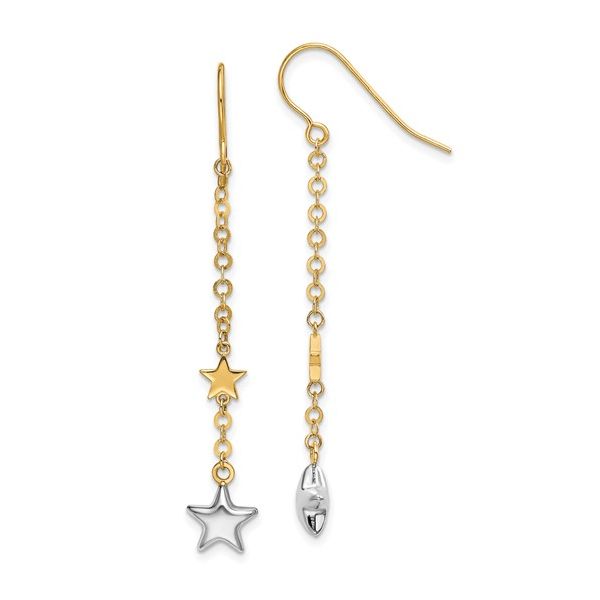 Gold Earring Pineforest Jewelry, Inc. Houston, TX