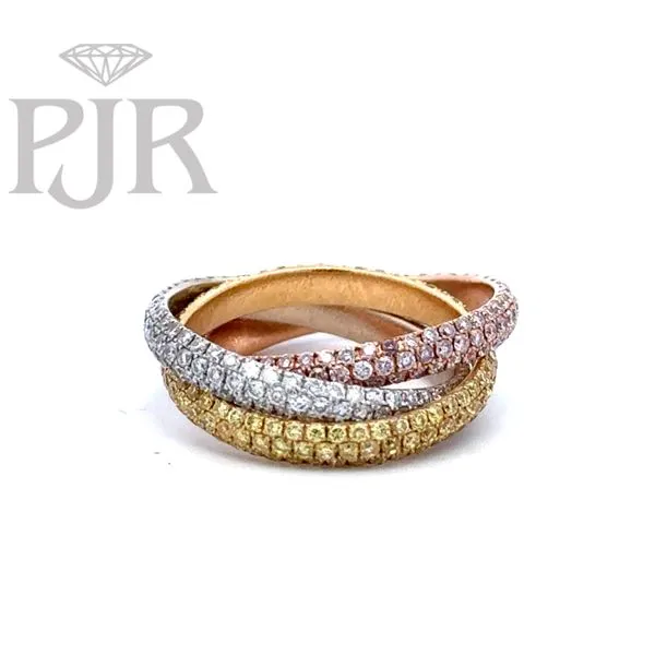 Fancy Colored Diamond Ring Image 2 P.J. Rossi Jewelers Lauderdale-By-The-Sea, FL