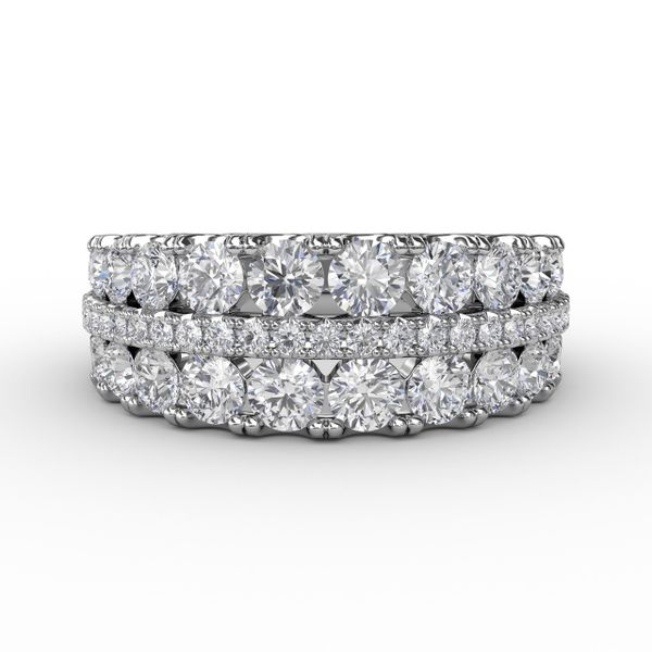 Diamond Band Image 2 P.J. Rossi Jewelers Lauderdale-By-The-Sea, FL