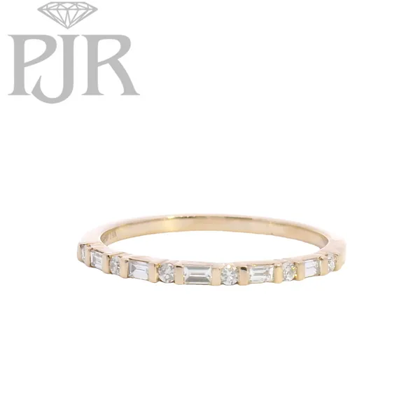 14K Yellow Gold Diamond Band P.J. Rossi Jewelers Lauderdale-By-The-Sea, FL