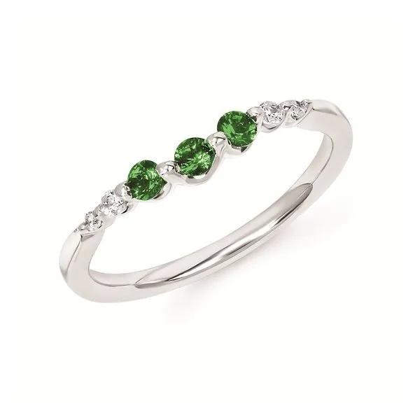 14K White Gold Diamond Band P.J. Rossi Jewelers Lauderdale-By-The-Sea, FL